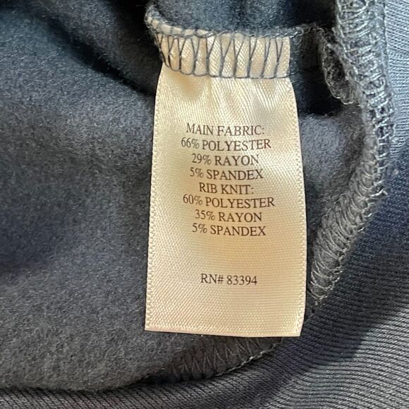 Titin | NWT Blue Quarter Zip Pullover Cropped Sweatshirt | Medium - Picture 6 of 8